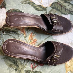 Ralph Lauren “Lauren” cork heels